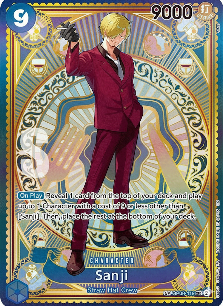 One Piece TCG - Sanji SP - SP OP06-119 SEC*