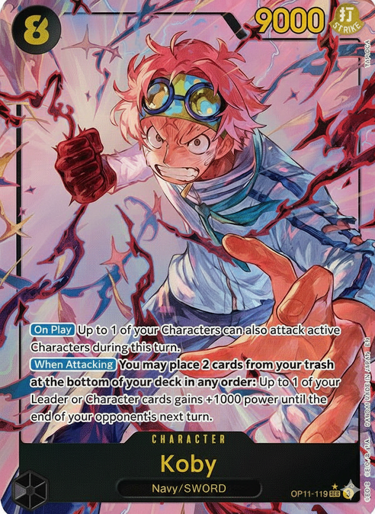 One Piece TCG - Koby Alt Art - OP11-119 SEC*