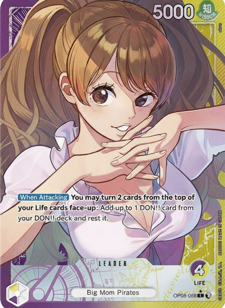 One Piece TCG - Charlotte Pudding Alt Leader - OP08-058 L*