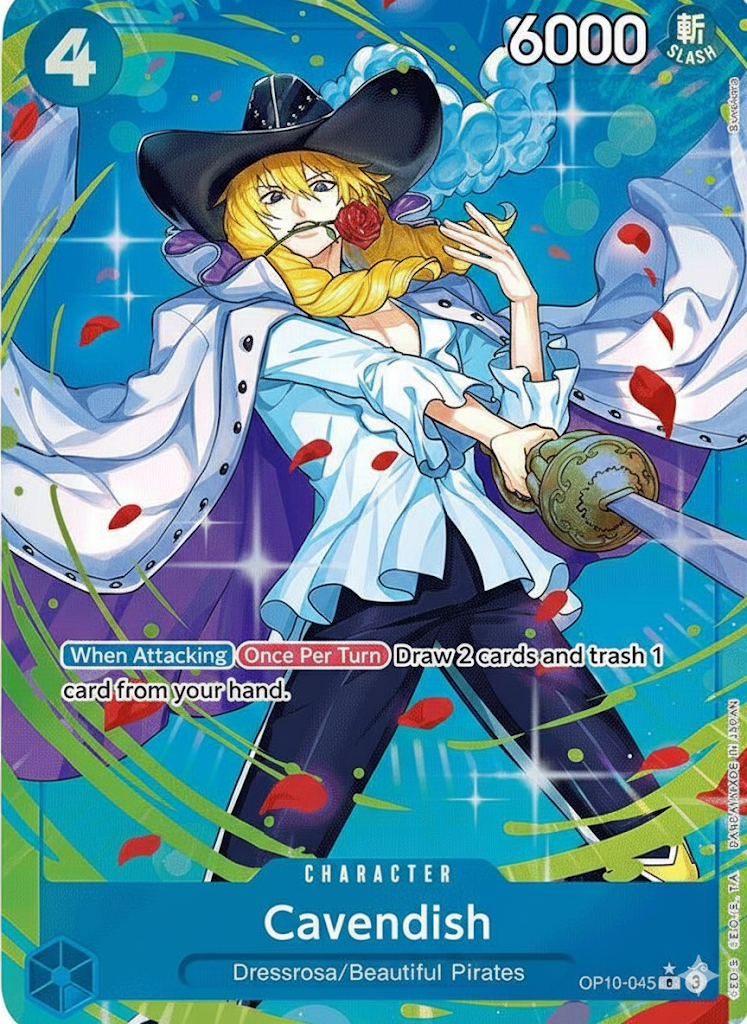One Piece TCG - Cavendish Alt Art - OP10-045 R*