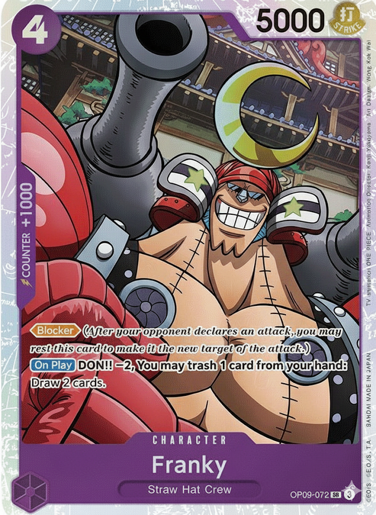 One Piece TCG - Franky - OP09-072 SR