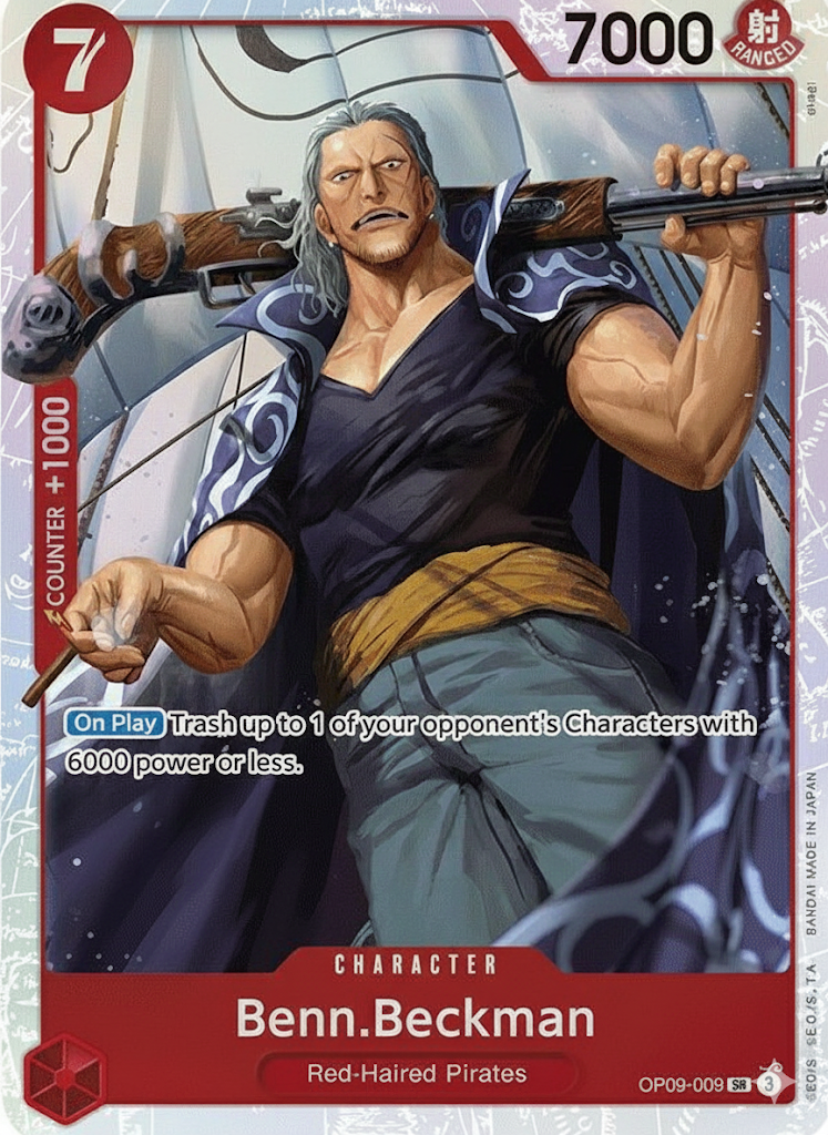 One Piece TCG - Benn.Beckman - OP09-009 SR